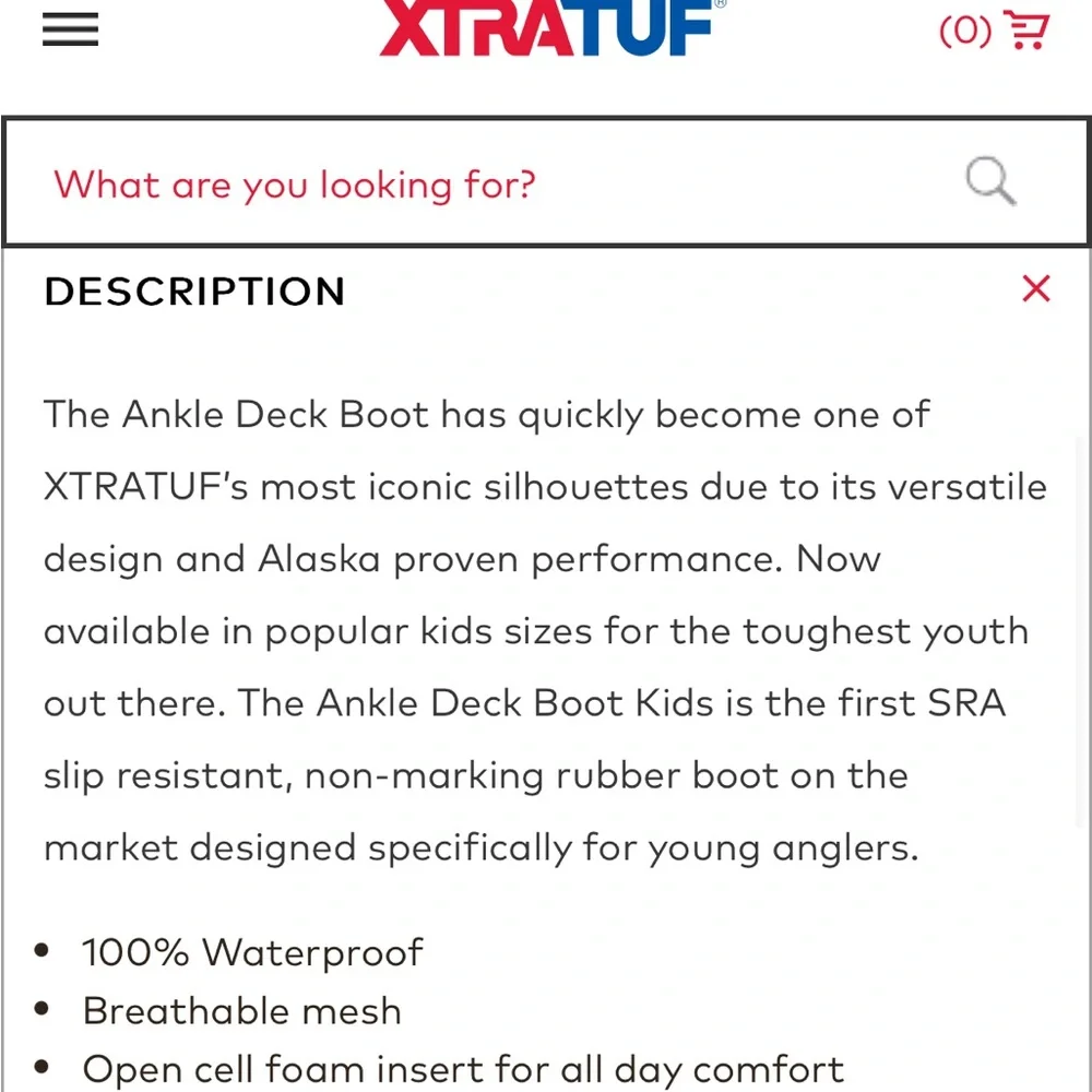 Xtratuf Kid’s Ankle Deck Boot Grey/Yellow Children’s 7 - Picture 8 of 12